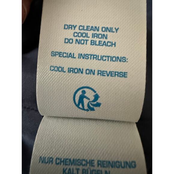 Boden British Tweed by Moon Blue Herringbone Sheath Dress US 6R - Picture 8 of 8